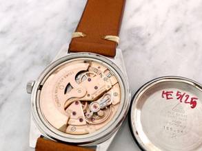 Thumbnail von Omega Genève Serviced Geneve Vintage Automatic Automatik Black Restored Dial ref 166.041 166.041