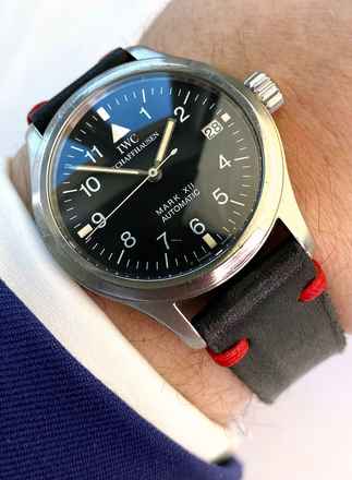 IWC Fliegeruhr Mark Serviced (430e) Mark Xll Vintage Automatic Pilot Watch Die Flieger Uhr iw3241 3241 