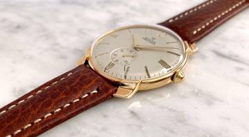 Thumbnail von Rolex Precision Very Rare Precision Vintage Rosegold 35mm Fancy Lugs ref 4118 Pink Gold 4118