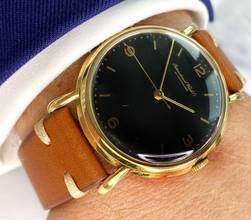 Thumbnail von IWC Solid Gold Vollgold Black Restored Dial 36mm