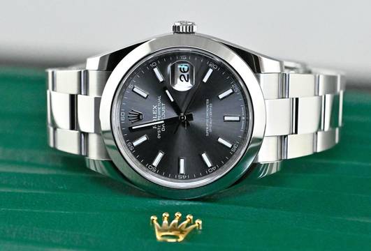 Rolex Datejust 41 126300 | Full Set + invoice 10/25 | unworn | Slate Dial