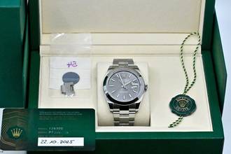 Thumbnail von Rolex Datejust 41 126300 | Full Set + invoice 10/25 | unworn | Slate Dial