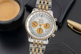 Thumbnail von Breitling Navitimer Chronograph Stahl / Gold Automatik Herren Ref D23322 Papiere