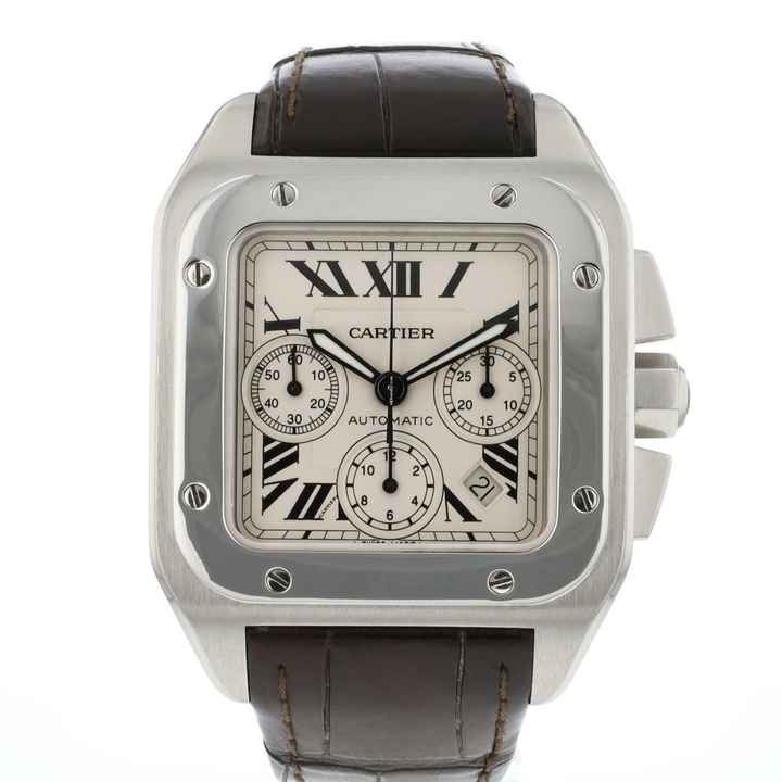  Cartier Santos 100 XL Chronograph Steel 