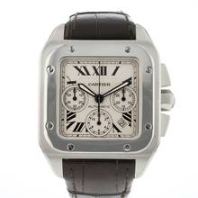 Thumbnail von Cartier Santos 100 XL Chronograph Steel