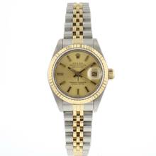 Thumbnail von Rolex Lady-Datejust 26 Steel Gold Jubilee Fluted Champagne Dial