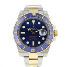 Thumbnail von Rolex Submariner Date Steel Gold Blue Dial