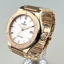 Thumbnail von Hublot Classic Fusion 45mm King Gold Opalin Automatic Watch EK 09/2020 deutsche Auslieferung Full Set Erstkaufrechnung