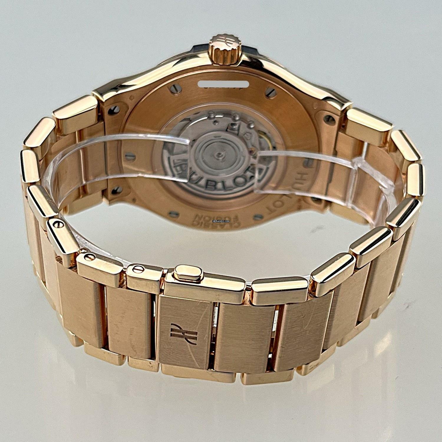 Thumbnail von Hublot Classic Fusion 45mm King Gold Opalin Automatic Watch EK 09/2020 deutsche Auslieferung Full Set Erstkaufrechnung