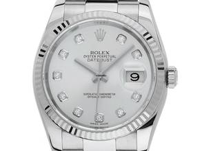 Thumbnail von Rolex Datejust 36 Diamanten Ref.116234 2018 Full Set wie Neu Vintage