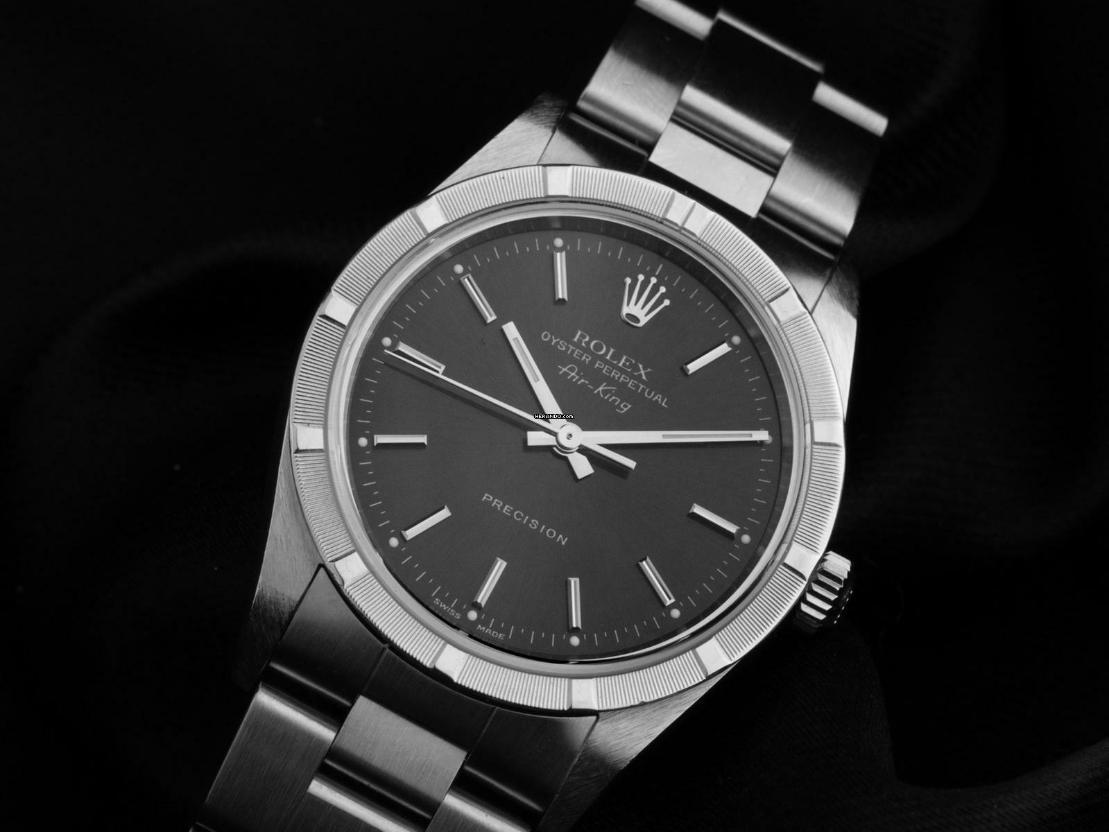 Thumbnail von Rolex Air King Precision Ref.14010 1998 Full Set sehr gut Vintage