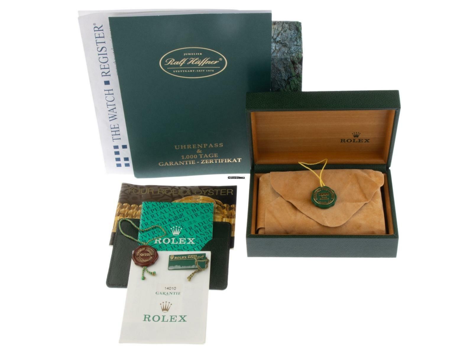 Thumbnail von Rolex Air King Precision Ref.14010 1998 Full Set sehr gut Vintage