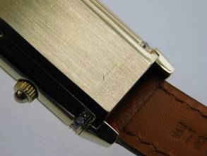 Thumbnail von Jaeger-LeCoultre Reverso Duetto 18 Karat Gelbgold Reverso Duetto Handaufzug Damenuhr mit Faltschließe und Straussenband 18 Karat Gelbgold Reverso Duetto Handaufzug Damenuhr