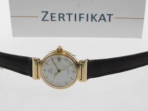 Thumbnail von IWC Da Vinci 4450 massiv 18 Karat Gelbgold Damenuhr Automatik 27 mm im Top Zustand mit original 18 Karat Schließe wie Neu