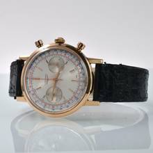 Thumbnail von Longines Chronograph Fly-Back 7415 Oversize rose gold 18KT Full Set 1972 Full Set