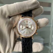 Thumbnail von Longines Chronograph Fly-Back 7415 Oversize rose gold 18KT Full Set 1972 Full Set