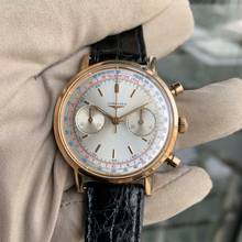 Thumbnail von Longines Chronograph Fly-Back 7415 Oversize rose gold 18KT Full Set 1972 Full Set