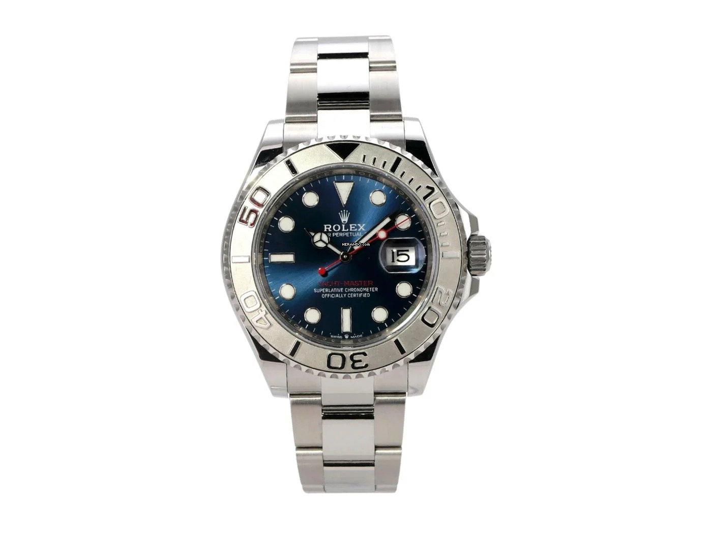  Rolex Yacht-Master 40 mm Edelstahl / Platin Ref. 126622 Blau 