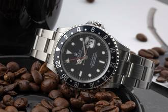 Thumbnail von Rolex GMT-Master Swiss-T<25 Dial Stahl Automatik Herrenuhr Ref. 16700 W-Serie