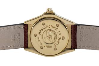 Thumbnail von Breitling Callistino 18k (0,750) Gold Quarz Damenuhr Ref. K52043 Papiere 1993