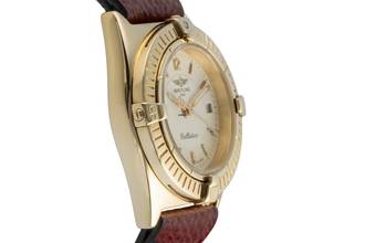 Thumbnail von Breitling Callistino 18k (0,750) Gold Quarz Damenuhr Ref. K52043 Papiere 1993