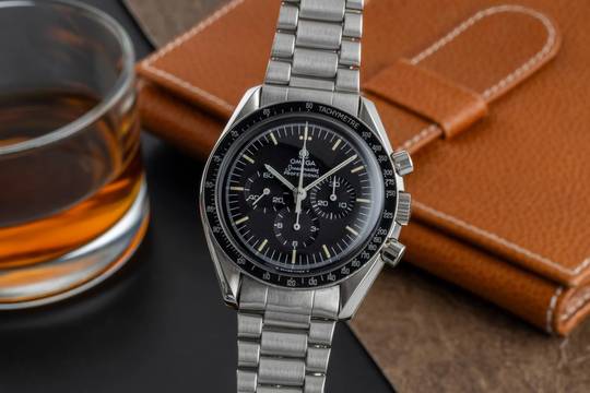  Omega Speedmaster Professional Moonwatch Chronograph Stahl Handaufzug 145.0022 B&P 1983 