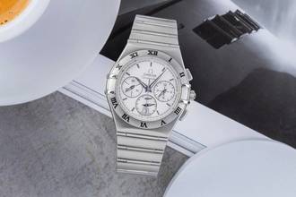 Thumbnail von Omega Constellation Double Eagle Chronograph Stahl Herrenuhr Ref. 1542.30.00