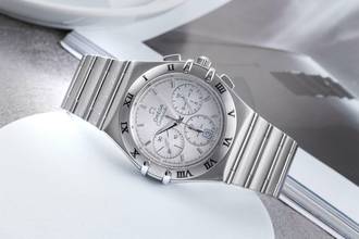 Thumbnail von Omega Constellation Double Eagle Chronograph Stahl Herrenuhr Ref. 1542.30.00