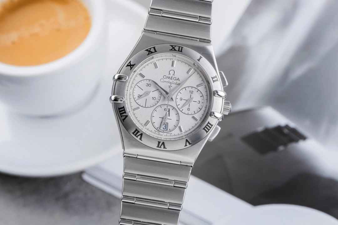  Omega Constellation Double Eagle Chronograph Stahl Herrenuhr Ref. 1542.30.00 