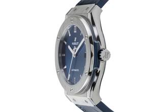 Thumbnail von Hublot Classic Fusion Blue 45 Blue Titan Automatik Ref. 511.NX.7170.LR