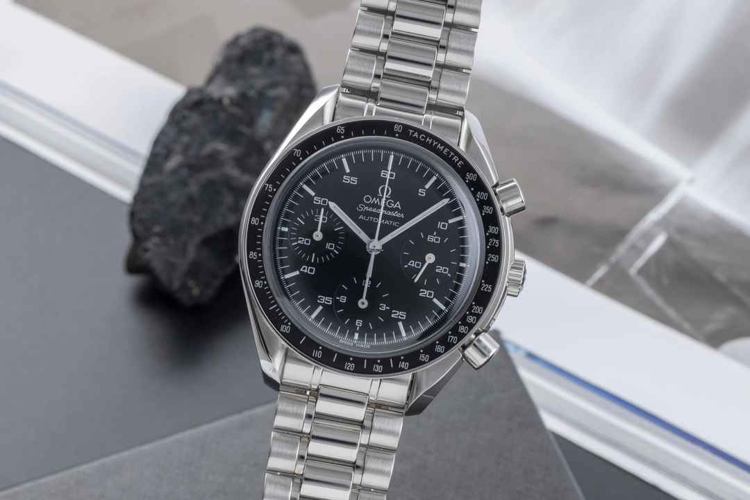  Omega Speedmaster Reduced Chronograph Stahl Automatik Ref. 3510.50.00 Papiere 