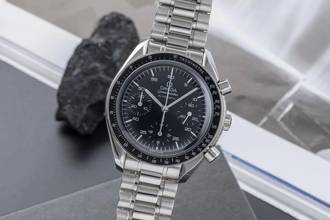 Thumbnail von Omega Speedmaster Reduced Chronograph Stahl Automatik Ref. 3510.50.00 Papiere