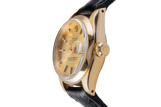 Thumbnail von Rolex Lady-Datejust 18k (0,750) Gold Automatik Damenuhr Ref. 6916 Klassiker