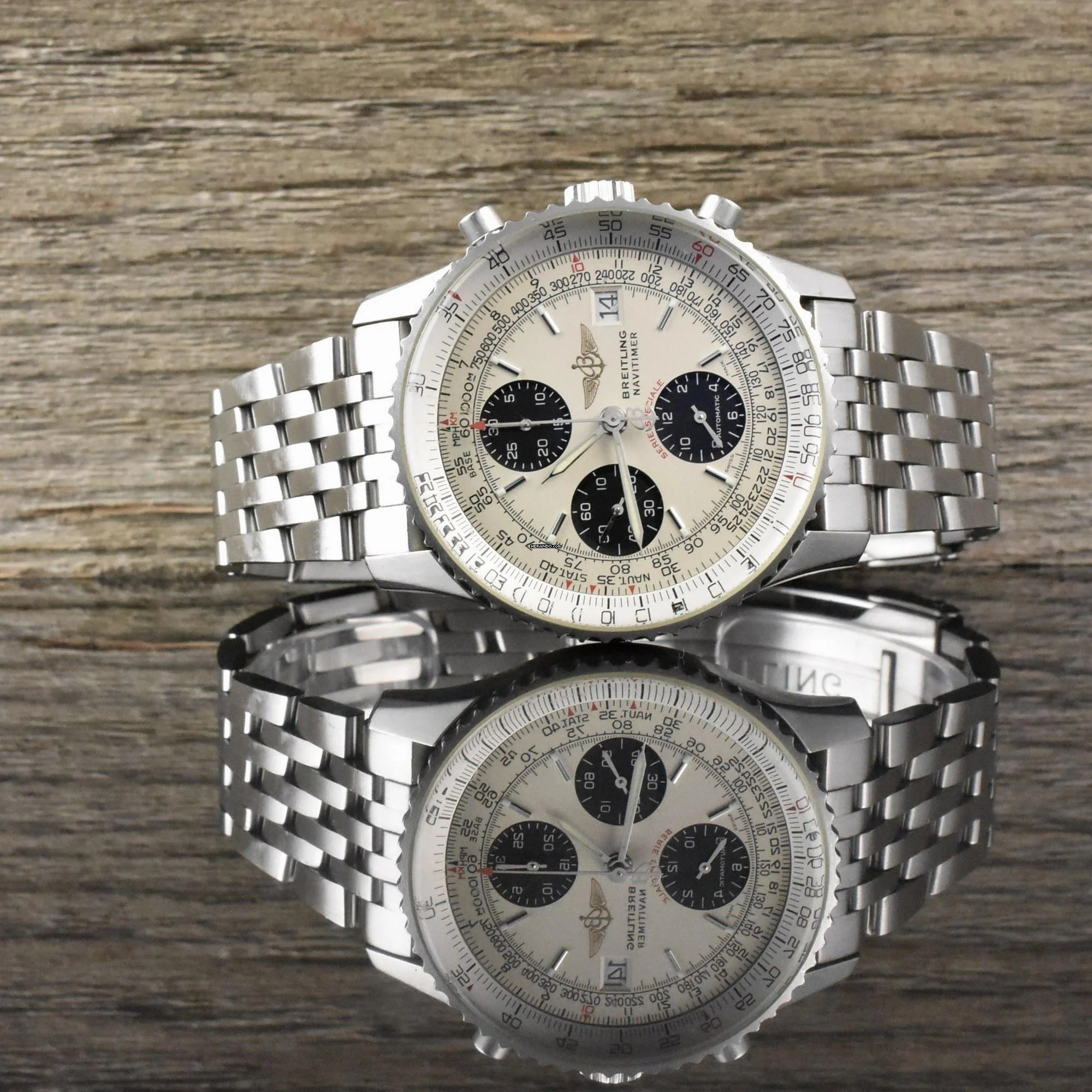  Breitling Navitimer Fighters Serie Speciale A13330 Panda Dial - Full Set 2003 