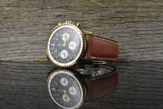 Thumbnail von Breitling Navitimer Cosmonaute 809 Gold Plated - Authentic Vintage Handaufzug