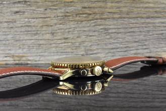 Thumbnail von Breitling Navitimer Cosmonaute 809 Gold Plated - Authentic Vintage Handaufzug