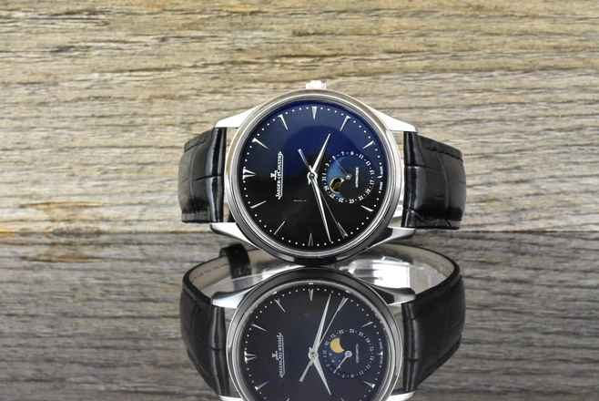  Jaeger-LeCoultre Master Ultra Thin Moon Steel very nice Q1368470 B&P 2018 