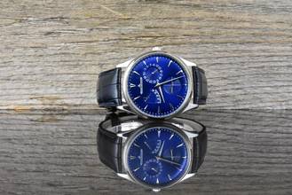 Thumbnail von Jaeger-LeCoultre Master Ultra Thin Réserve de Marche Blue unpoliert B&P 2019