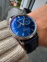Thumbnail von Jaeger-LeCoultre Master Ultra Thin Réserve de Marche Blue unpoliert B&P 2019