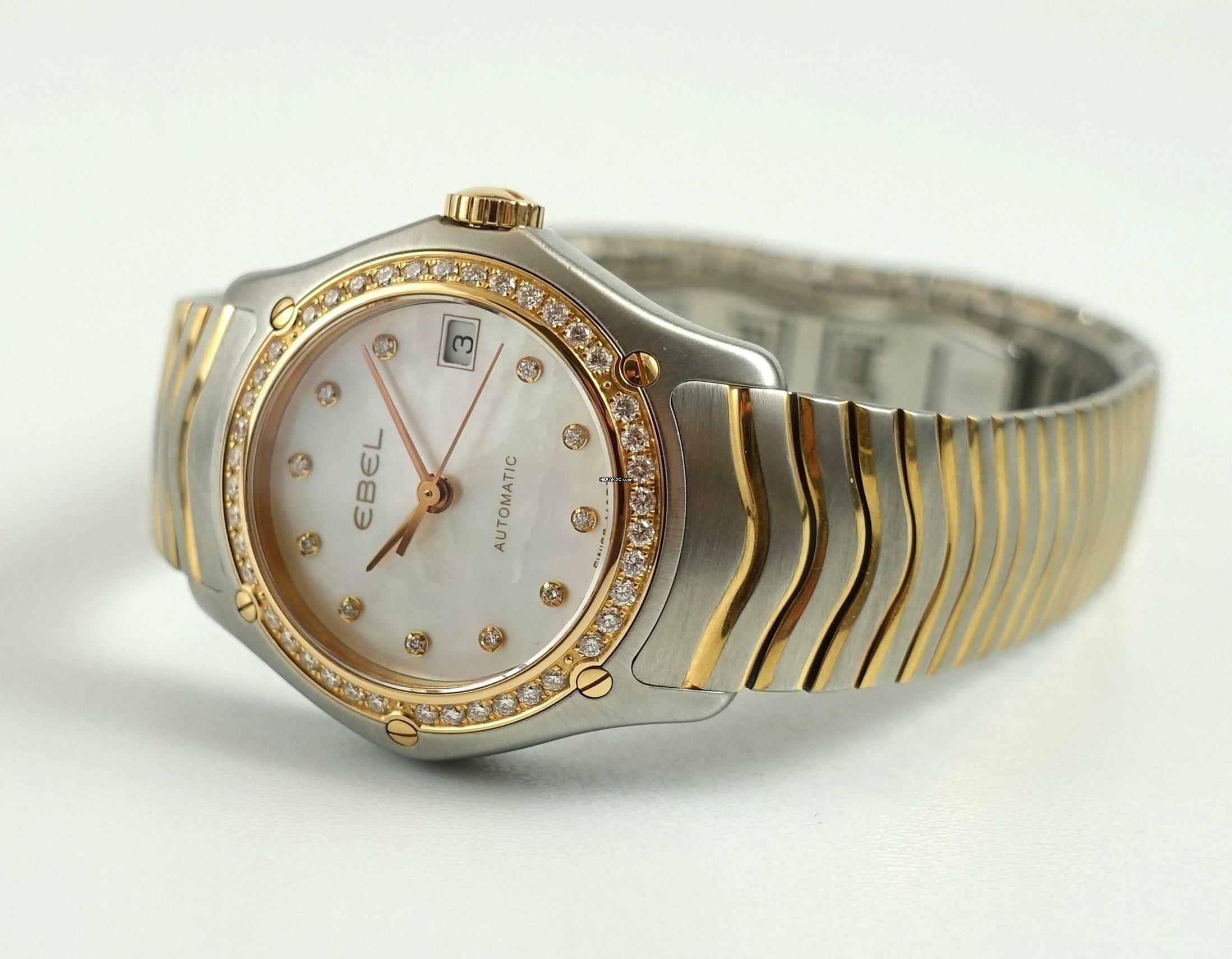 Thumbnail von Ebel Classic Lady Automatik Stahl-Gold 27mm Full Set