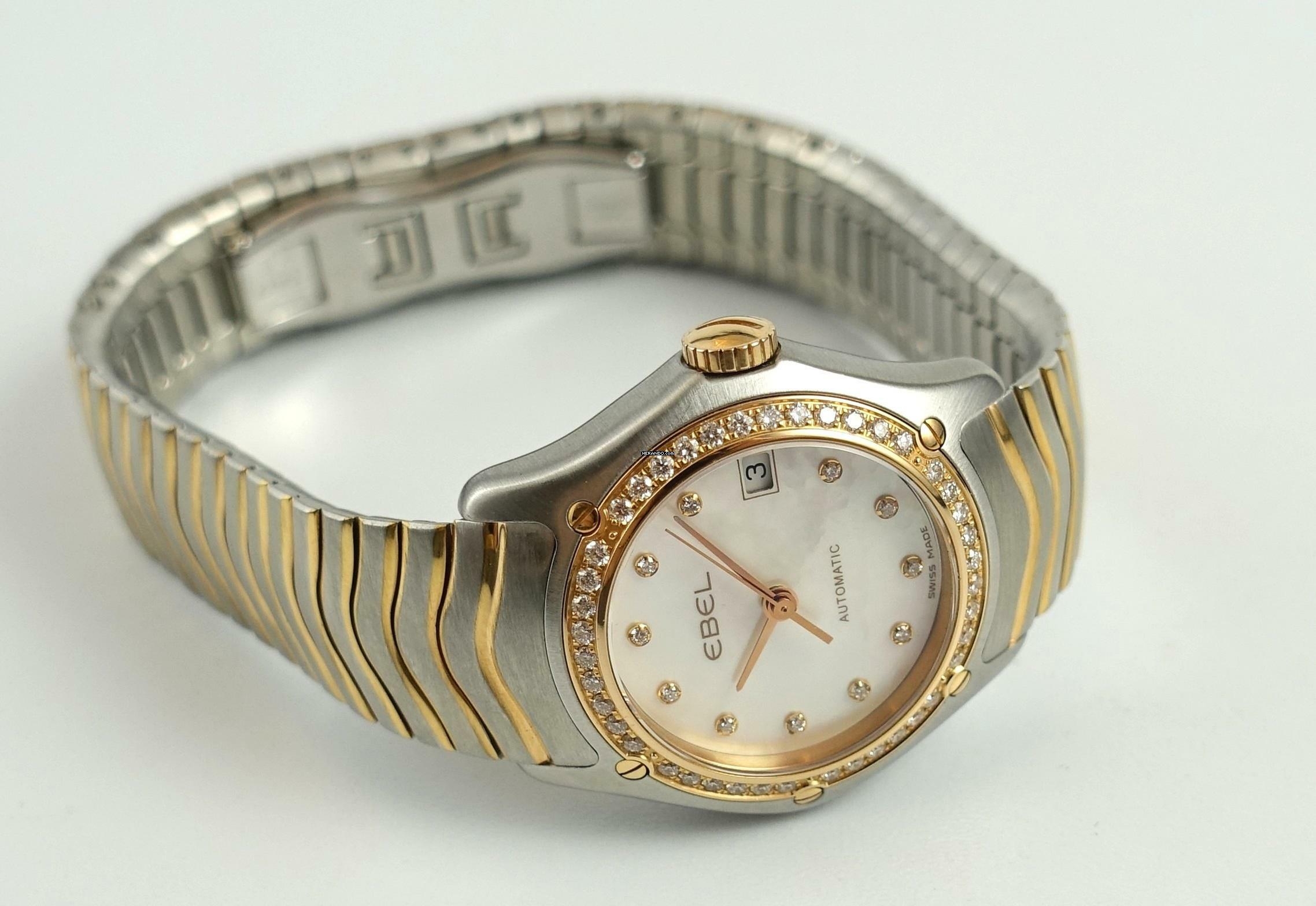 Thumbnail von Ebel Classic Lady Automatik Stahl-Gold 27mm Full Set