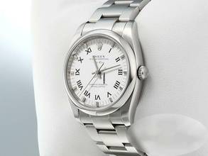 Thumbnail von Rolex Air King 34mm Medium 114200 2009 Edelstahl Automatik Stahl Stainless Steel Oyster-band Chronometer White Dial