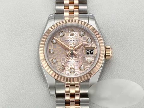  Rolex Lady-Datejust 26mm 179171 2010 Stahl Roségold 750 Diamanten Automatik Stainless Steel 18kt Rose Gold Jubilé-band Chronometer Oyster 