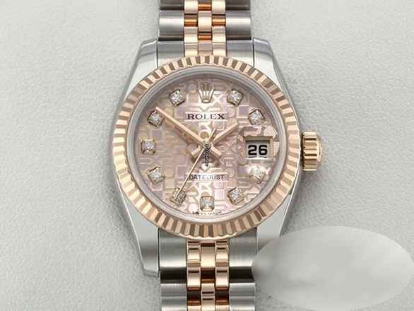  Rolex Lady-Datejust 26mm 179171 2010 Stahl Roségold 750 Diamanten Automatik Stainless Steel 18kt Rose Gold Jubilé-band Chronometer Oyster 