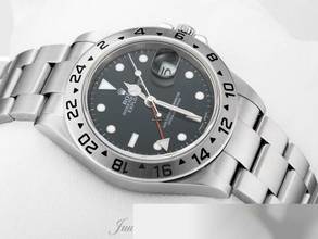 Thumbnail von Rolex Explorer II 16570 T Stahl Automatik 2004 Zweite Zeitzone 2 Edelstahl Stainless Steel Oyster-band Chronometer Black Dial