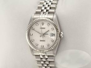 Thumbnail von Rolex Datejust 31 31mm Stahl Weissgold 750 2003 Diamanten Automatik Stainless Steel 18kt White Gold Jubilé-band Chronometer Oyster
