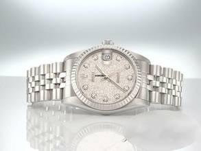 Thumbnail von Rolex Datejust 31 31mm Stahl Weissgold 750 2003 Diamanten Automatik Stainless Steel 18kt White Gold Jubilé-band Chronometer Oyster