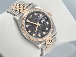 Thumbnail von Rolex Datejust 36 36mm 116231 2013 Stahl Rosegold 750 Diamanten Automatik