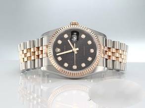 Thumbnail von Rolex Datejust 36 36mm 116231 2013 Stahl Rosegold 750 Diamanten Automatik