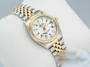 Thumbnail von Rolex Datejust 31 Medium Stahl Gelbgold 750 Diamanten Automatik Stainless Steel 18kt Yellow Gold Stahl Jubilé-band Chronometer Oyster White Dial